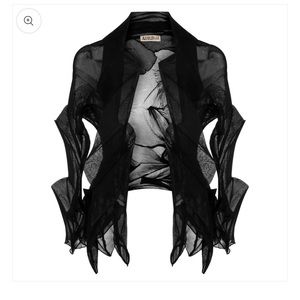 Alquema Jacqui bolero O/S black BNWT